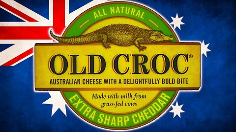 Great Cheddar Cheese - Old Croc Extra Sharp Cheddar Cheese