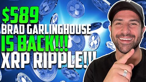 🤑 BRAD GARLINGHOUSE XRP (RIPPLE) $589 IS BACK! | FIDELITY BULLISH ON CRYPTO | LUNC IS PUMPING 🤑