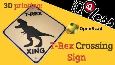 3D Printing: OpenScad T-Rex Crossing