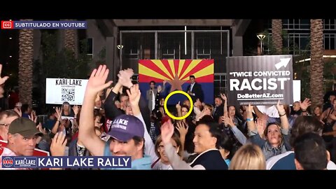 🇺🇸 Patriotas MAGA envían un Mensaje a los Fake News en el Mitin de Kari Lake en Arizona [CC Español]
