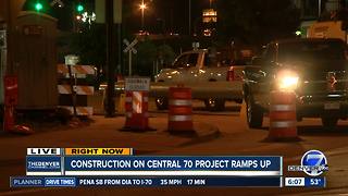 Construction on Central 70 project ramps up