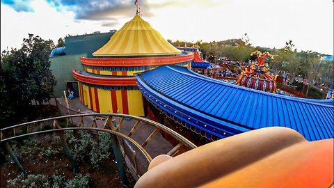 [POV] The Barnstormer Roller Coaster | Disney's Magic Kingdom