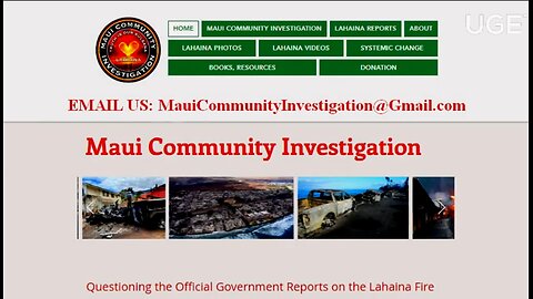 Maui Community Investigation into Possible Plasma Weapon Source for the Lahaina Fire