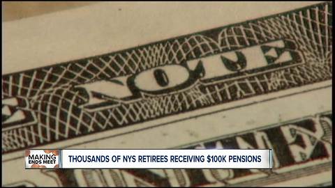 Nearly 5,000 New York State retirees receiving $100K or more in pensions
