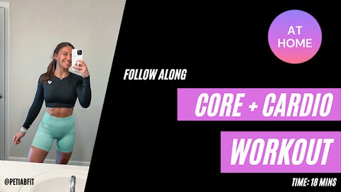 💫CORE + CARDIO💫 follow along workout