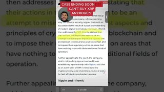 XRP CASE ENDING SOON!!? BOOM, LAST CHANCE TO BUY XRP?