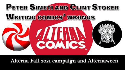 Peter Simeti and Clint Stoker Writing Comics' Wrongs - Alterna crowdfunding!