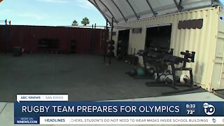 Rugby team prepares for the Olympics