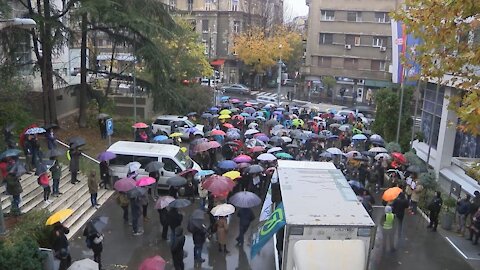 Serbia: Protesters rally against promotion of Rio Tinto lithium mine project in Belgrade