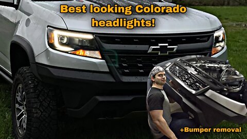 Chevy Colorado ZR2 Duramax gets a SICK set of LED Headlights! (HOW TO: Front Bumper Removal)
