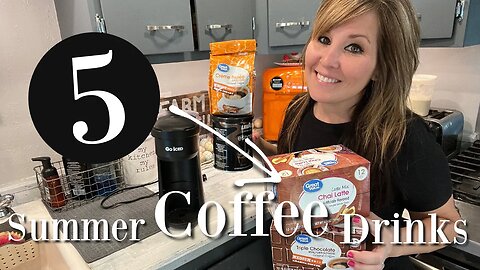 5 SUMMER COFFEE DRINKS || COFFEE RECIPES || GO ICED