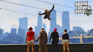 GTA V - RANDOM & FUNNY MOMENTS 54 (Skydive Fails, Michael Hates His Wife!)