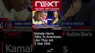 Kamala Harris Talks To Americans Like They are 5 Year Olds #shorts