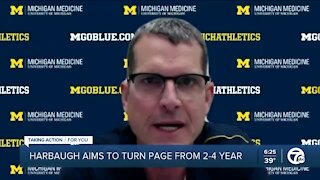 Harbaugh aims to turn page from 2-4 season