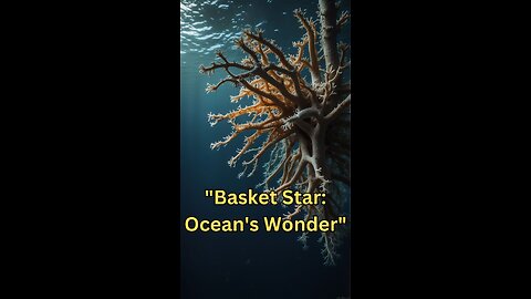 . "Nature's Masterpiece: The Intricate Beauty of the Basket Star"