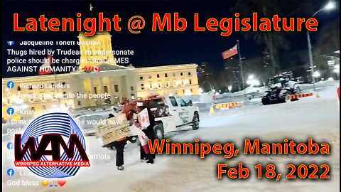 Late Night @ Manitoba Legislature - Winnipeg Feb 18 2022