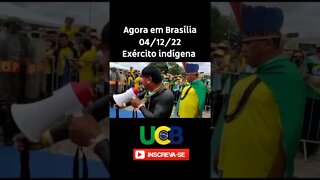 Exército indígena tomou BRASÍLIA HOJE. #shorts #indios #noticias