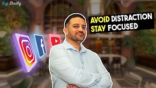 How To Manage Stress & Stay Focused | Saj Daily | Saj Hussain