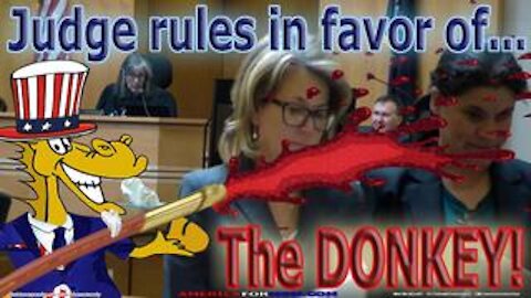 Breaking News: Judge rules in favor of the Donkey and the 1st Amendment