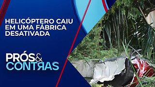 Queda de helicóptero deixa 4 pessoas mortas; advogado da empresa se pronuncia