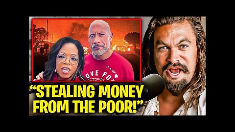 Jason Momoa Exposes Oprah & The Rock’s EVIL Maui Donation Scam