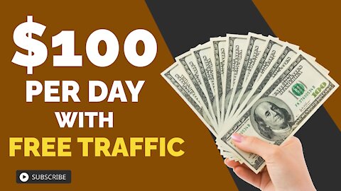 Make $100 Per Day With FREE Traffic Sources (ClickBank For Beginners)!