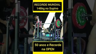 RECORDE MUNDIAL no Supino de 146kg de Jennifer Thompson (49kg)