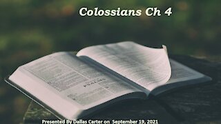 Col 4 | New Covenant Church of the Apostles