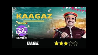 Kaagaz Movie Review | Pankaj Tripathi | Just Binge Review | SpotboyE