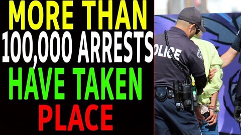 MORE THAN 1000,000 ARRESTS HAVE BEEN TAKE PLACE - TRUMP NEWS