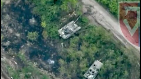 Russian tank graveyard after R-52 vehicles blown up in one battle as putin forced into reatreat