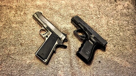 Glock 19 vs Tisas 1911 Size Comparison