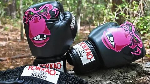 Muay Thai gloves and headgear from @yokkaoboxing Quick shipping!