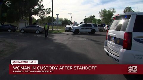 PD: Woman arrested during shooting, standoff near 47th Avenue and Greenway