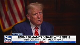 Trump: I'll Debate Biden 'Anytime, Anyplace'