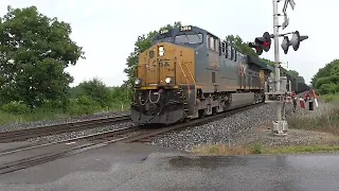 CSX B157 Loaded Coke Express Train from Sterling, Ohio July 1, 2023