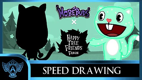 Speed Drawing: Happy Tree Friends Fanon - Crash | Mobebuds Style