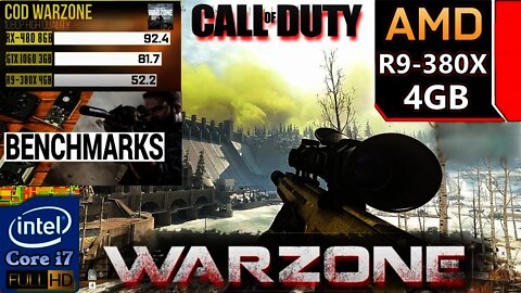 CoD: WARZONE feat. *JAYGUNNER* 🔥 Benchmark: XFX DD R9-380X 4GB 🔥 Mini Demo #SHORTS