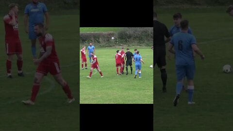 Referee Awards a Controversial Freekick That Leads To a Goal! | Grassroots Football Video #shorts