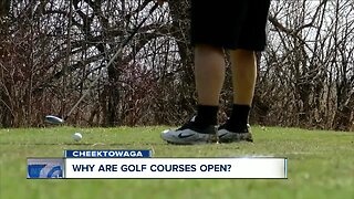 Why are golf courses open?