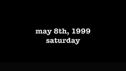 YEAR 17 [0018] MAY 8TH, 1999 - SATURDAY [#thetuesdayjournals #thebac #thepoetbac]