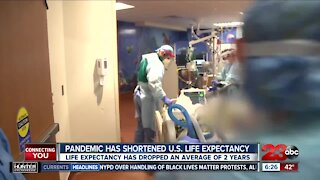 Pandemic has shortened U.S. life expectency