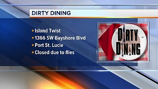 DIRTY DINING: Port St. Lucie, Sebastian restaurants temporarily closed