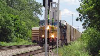 CSX Autorack Train From Marion, Ohio July 21, 2020