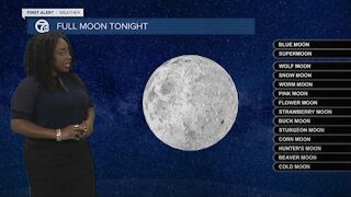 Full moon Tuesday night