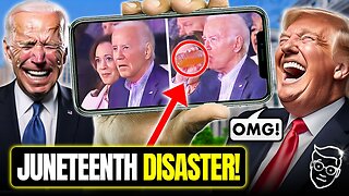 Biden FREEZES On Live-TV, Does Not MOVE For a Minute! Then Drinks 'Mystery Juice' as Audience Gasps