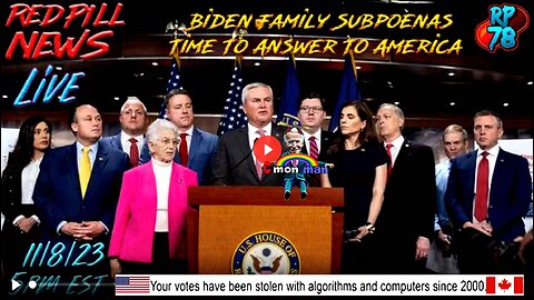 Biden Family Subpoenas Being Delivered on Red Pill News Live