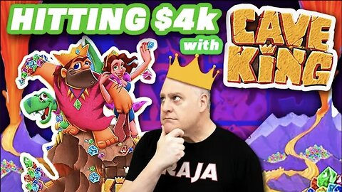 🦖 Prehistoric Jackpots Playing IGT Cave King 🦖 $4,000 Slot Challenge Winner!