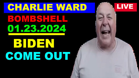 CHARLIE WARD HUGE INTEL 01.23.2024 : Biden Come Out Of The Presidential Race