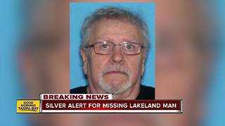 Silver Alert issued for missing 78-year-old Lakeland man